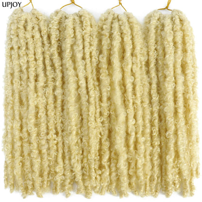 Butterfly Locs Crochet Hair 12 inch Handmade Butterfly Soft Locs Crochet Hair Extensions Synthetic Braiding Hair 12Strands/pack Badiee Stylez