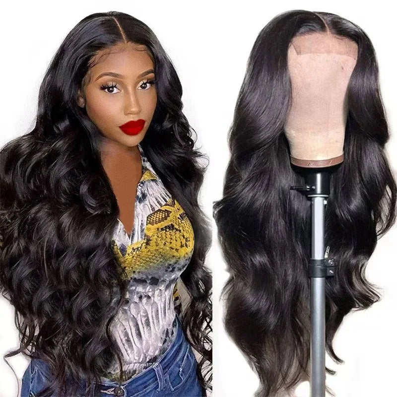 Front Body Wave Lace Wigs Human Hair Pre Pinched Human Hair Lace Closure Glueless Wigs Brazilian Human Hair Wigs For Black Women Badiee Stylez