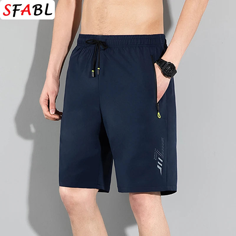 Quick-drying Shorts Men Board Short Pants Summer Breathable Sports Shorts Men Casual Elastic Running Gym Fitness Men's Shorts Badiee Stylez