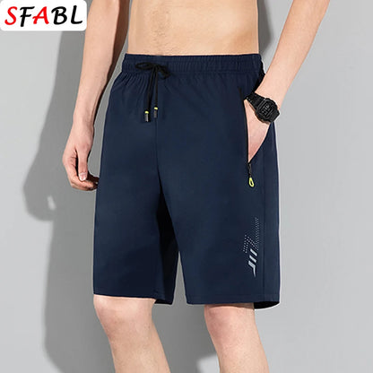 Quick-drying Shorts Men Board Short Pants Summer Breathable Sports Shorts Men Casual Elastic Running Gym Fitness Men's Shorts Badiee Stylez