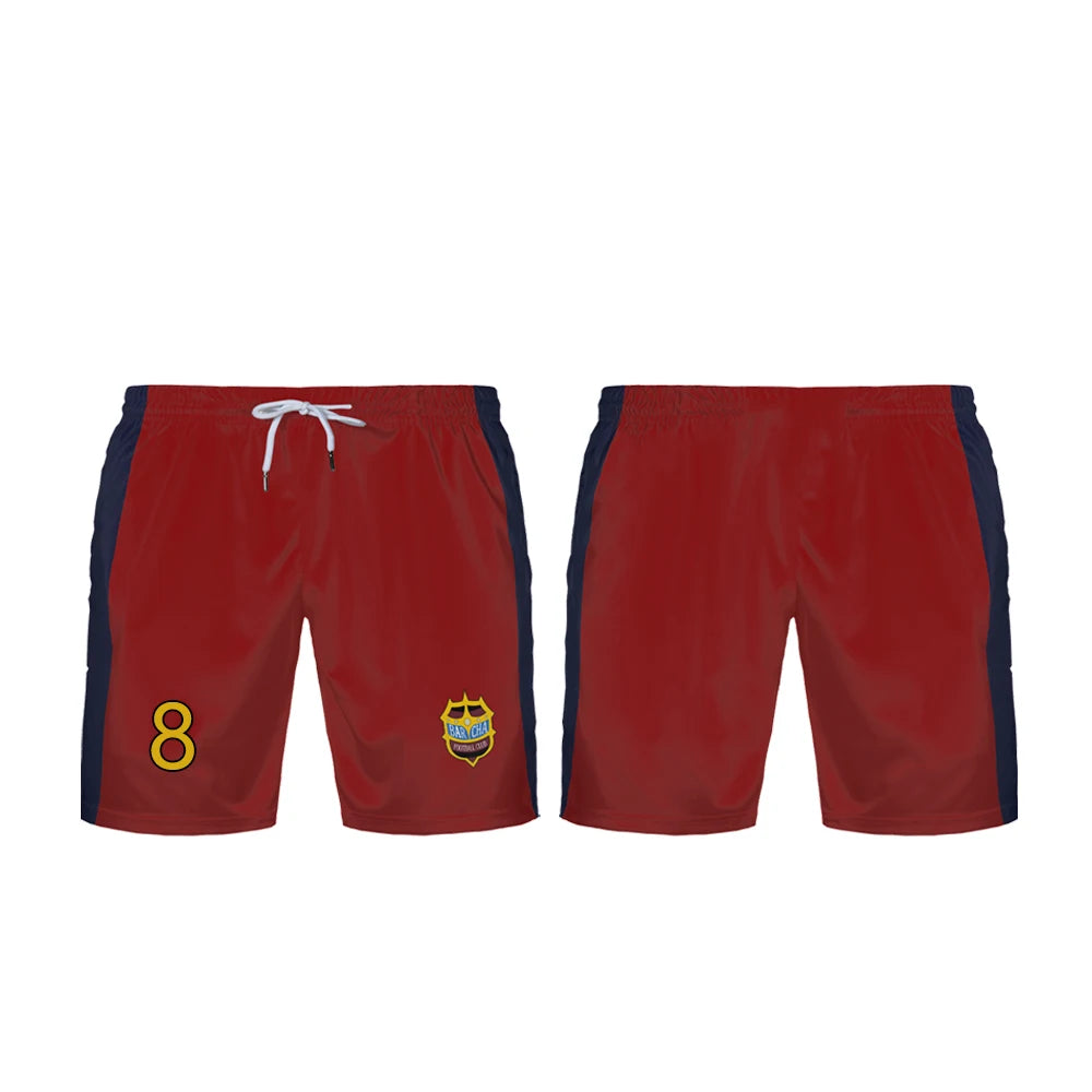 Blue Lock Anime FC Barcha Team Uniform BACHIRA Youth Football Training Breathable Quick-dry Shorts Unisex Sports Short Bottoms Badiee Stylez