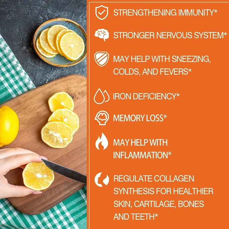 Liposomal Vitamin C - High Absorption VIT C, Immune System & Collagen Booster, Antioxidant