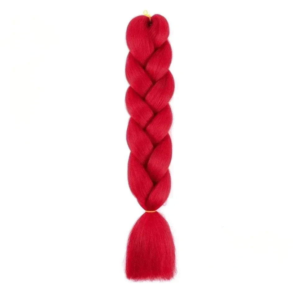 YUNLU 24Inch Synthetic Crochet Hair Extensions for White Women Box Twist 165g Jumbo Braiding Hair Pre Stretched Wholesale A12 24inches