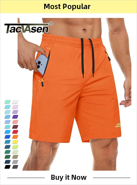 TACVASEN Breathable Mesh Sportswear Pants Men's Casual Trousers Elastic Waist Running Joggers Hiking Mountain Loose Fit Pants