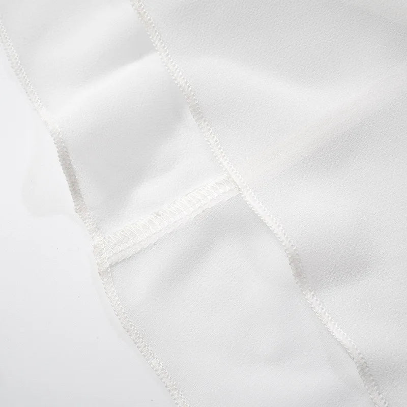 Shestyle 2025 Women Summer Outfits Beachwear Vacation Transparent Mermaid Dress Backless V Neck Spaghetti Strap Hollow Out