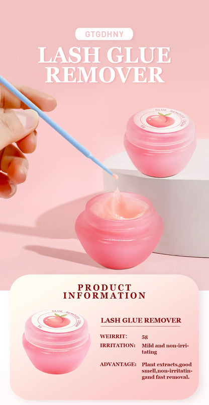 GTGDHNY Eyelash Glue Remover Quick Unloading Adhesive Professional Cream Remover for Eyeslashes De Pestaña Makeup Tools