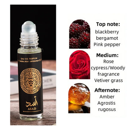 3Pcs Long Lasting Perfume Roller 10ML High Quality Lasting Fragrance Dating Perfume Pheromone Light Fragrance Arabian Perfume - Badiee Stylez