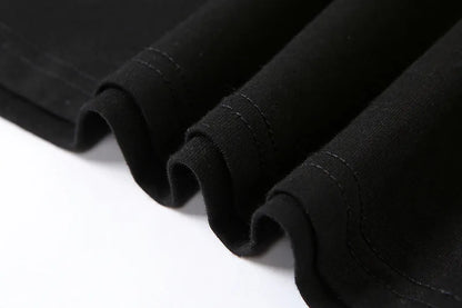 Aesthetic Y2k Sexy Punk Vintage Goth T Shirt Summer Clothes For Women O-neck Short Sleeve Streetwear Fashion Crop Top