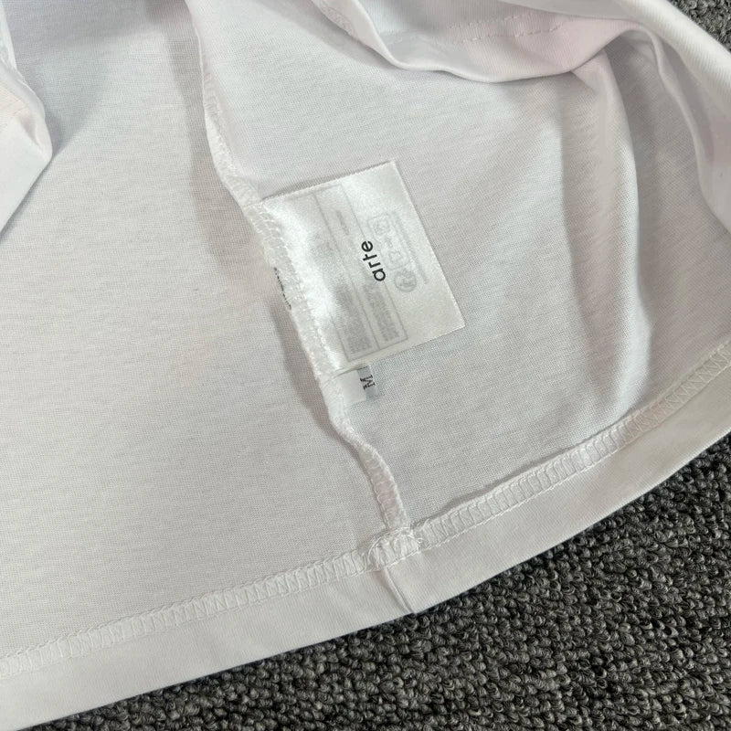 ARTE T-shirts Men Women Couples Streetwear High Quality Print Round Neck Short Sleeve Arte Top Tee One Day Shipped Out
