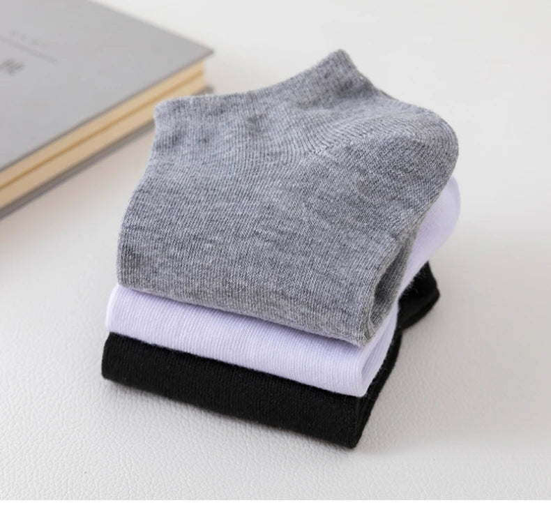Unisex 40/20/10 Pairs of Solid Color Socks, Soft and Lightweight Ankle Socks, WOMEN'S Casual Boat Socks, Low Cut Ankle Socks Badiee Stylez