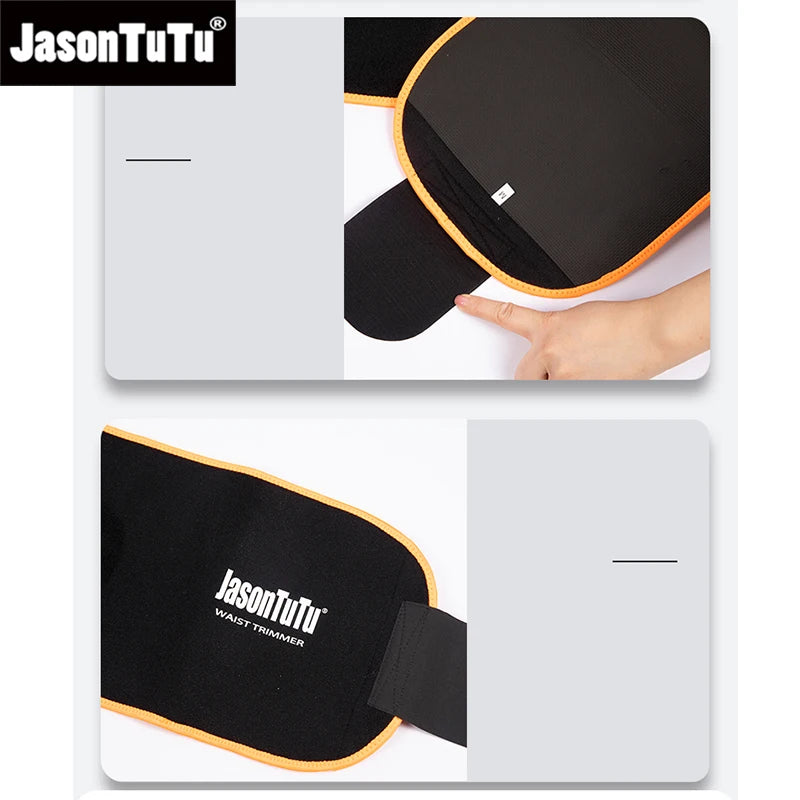 JASONTUTU Neoprene Sport Waist Belt Support Body Shaper Waist Trainer Loss Fitness Sweat Belt Slimming Strap Waist Trimmer