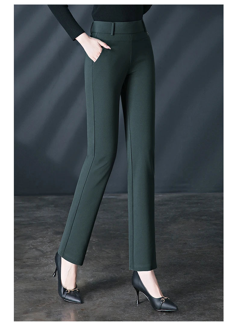 Leggings Women's Autumn and Winter Style High Waist Large Size Tight-fitting High-Elastic Foot Pants Casual Slim Trousers M-6XL
