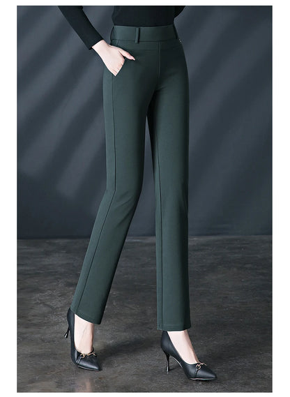 Leggings Women's Autumn and Winter Style High Waist Large Size Tight-fitting High-Elastic Foot Pants Casual Slim Trousers M-6XL