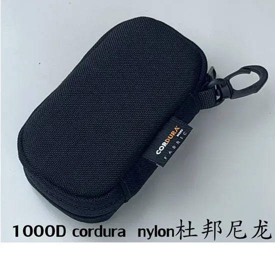 2024 Waterproof Key Bag Nylon Cloth Small Wallet Casual Key Pouch Durable Mini Case Fashion Key Organizer Coin Purse Men Wallet Black 1000d