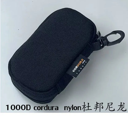2024 Waterproof Key Bag Nylon Cloth Small Wallet Casual Key Pouch Durable Mini Case Fashion Key Organizer Coin Purse Men Wallet Black 1000d