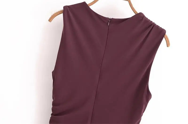 New Elegant Dresses Women's Summer 2025 New Fashion Tight Ruched Mini Party Women's Dress Street Youth Holiday Dress