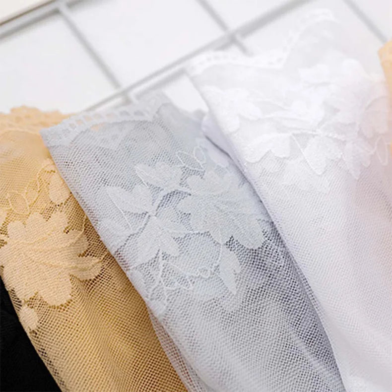 5 Pairs/Lot Socks women's Lace Transparent Lolita Invisible Summer Thin Non-slip Short Ankle Black Low Cut Boat Sock