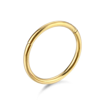 1PC Surgical Steel Tornito Nose Clicker 16G 18G Septum Piercing Clicker Ear Cartilage Pircing Earring Helix Septum Cliker Ring Gold