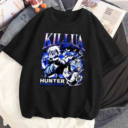 Hunter X Hunter T-shirt Women Kawaii Harajuku Aesthetic Anime Breathable Gothic T-shirt Comfortable Aesthetic Anime Grunge Punk