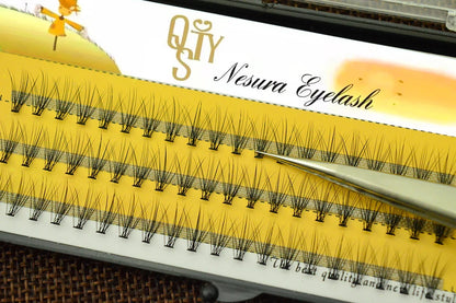 1 box 60 clusters 10/20D extension eyelashes, individual eyelashes, Natural Thick False Eyelashes, , Individual Eyelash Bunche
