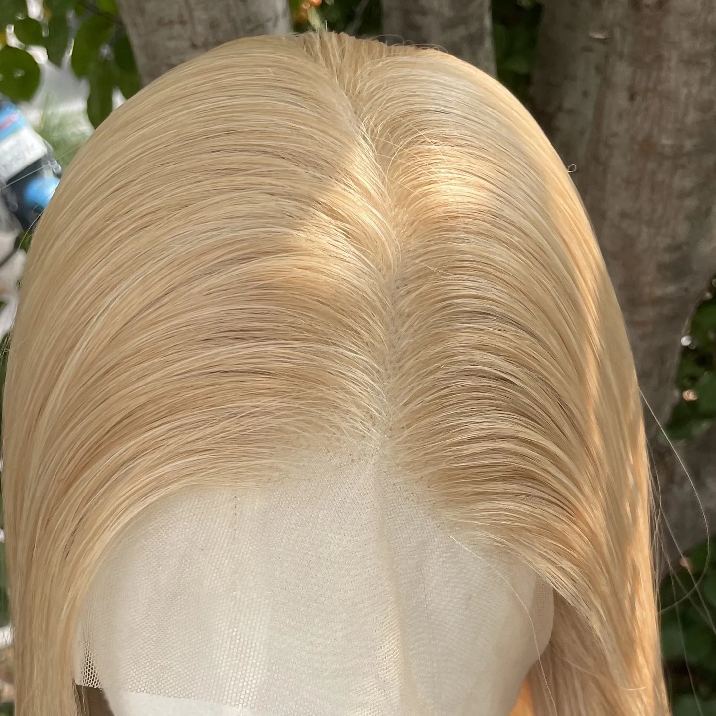 Blonde Mixed Color Synthetic Full Lace Wigs for Black Women Heat Resistant 26 Inch Long Straight Full Hand Tied Free Part 150%