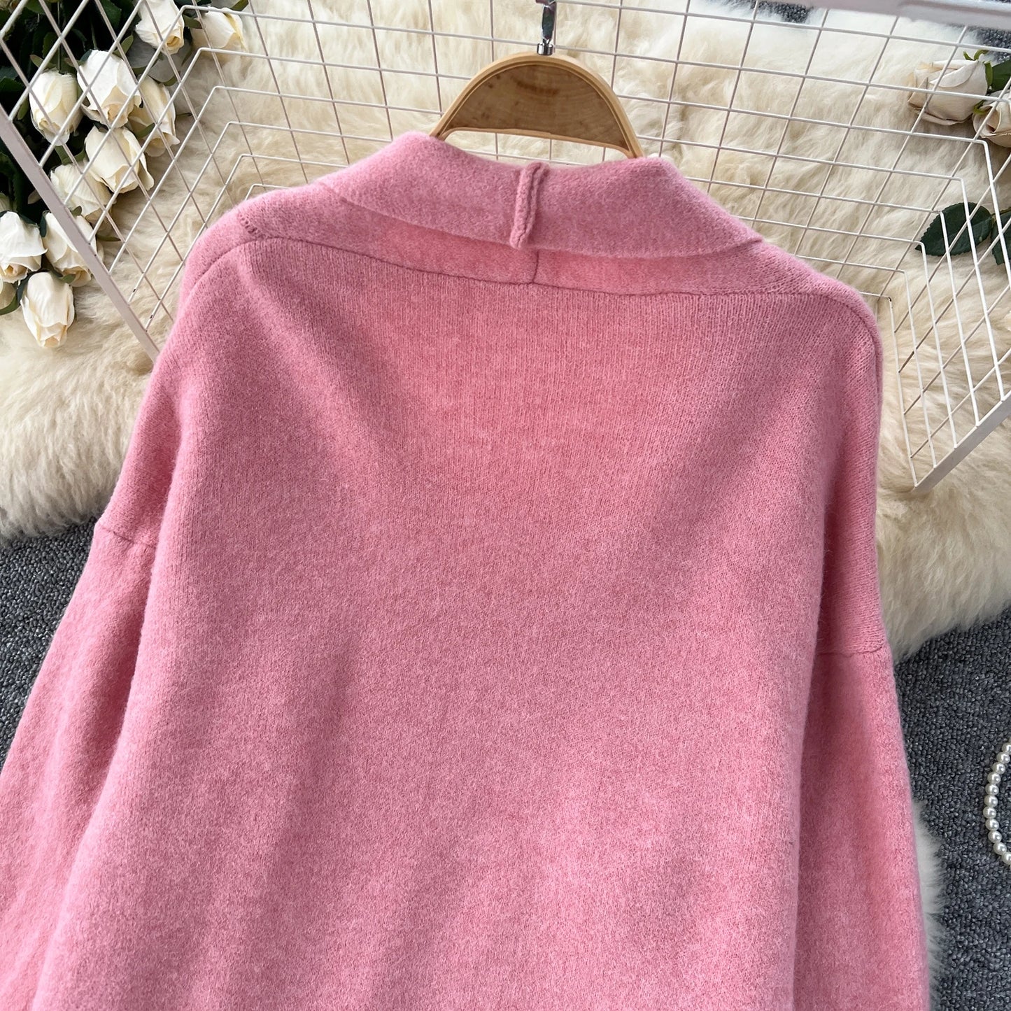 SINGREINY Autumn Knitted Two Pieces Sets Ladies Loose Knitting Cardigan+Spaghetti Strap Bodycon Dress Basic Solid Winter Suits Badiee Stylez