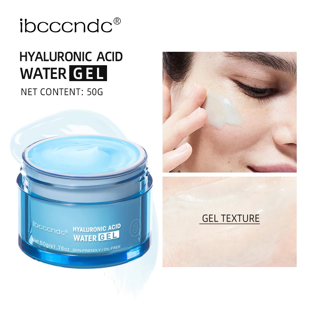 Hydro Boost Face Moisturizer with Hyaluronic Acid for Dry Skin, Oil-Free and Non-Comedogenic Water Gel Face Lotion BULe