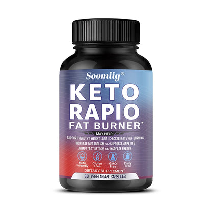 Fat Burner - Supports healthy weight loss, boosts metabolism, suppresses appetite, ketogenic diet 60count United States