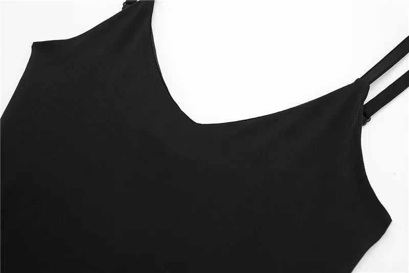 MUJER 2025 Black Woman Body Strappy Sleeveless Bodysuit Women Bodycon Backless Sexy bodysiuts Woman Lingerie Summer Overalls