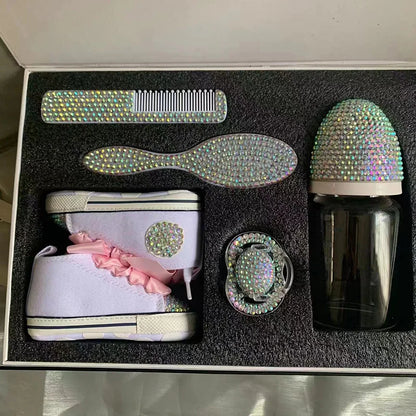 Baby Toddler Shoes Newborn Gift Set With Luxury Gift Box Packaging Badiee Stylez