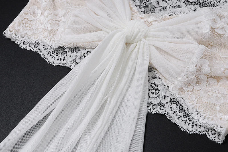 Candyhot Sexy Mesh Perspective Crop Tops Summer Y2K Lace Low cut Slim Strap Top High Street Fashion Nightclub Top Women's Wear