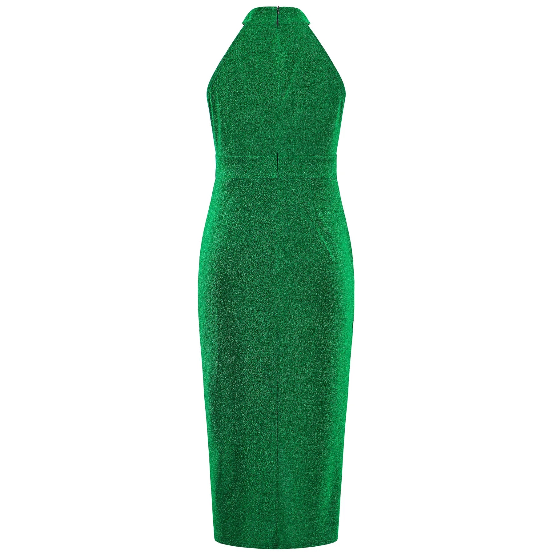 VigoCasey 2025 Female Sleeveless Evening Party Dress Women Summer Solid Bodycon Dress Sexy Lady Stand-up Collar Tight Dresses