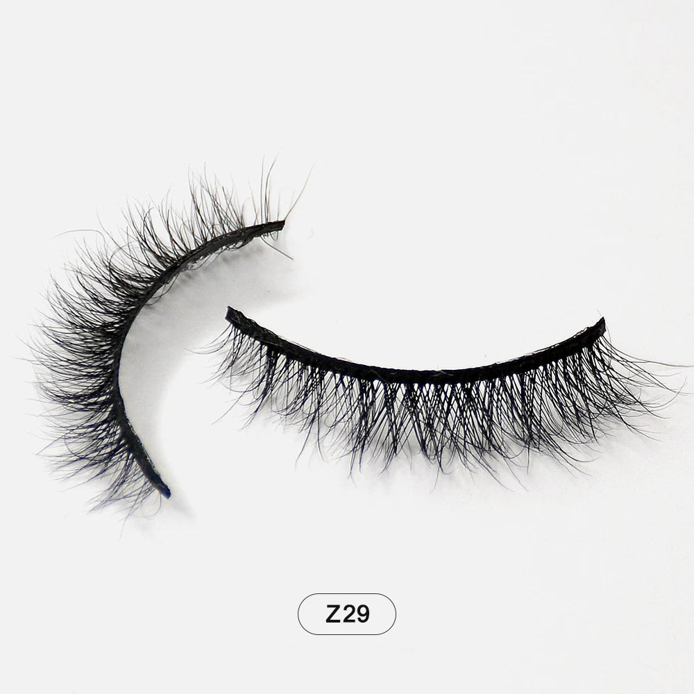 Dropshiping Makeup Mink Lashes Fluffy Soft Full Fake Eyelashes Natural False Eyelashes Wispy Lash Extension Z29 CHINA