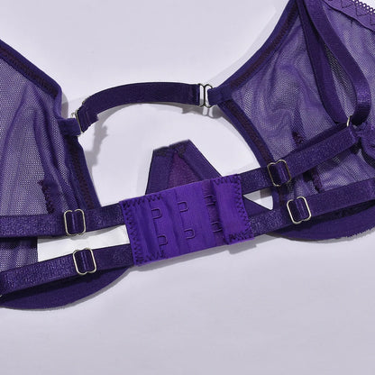 Ellolace Rhinestone Lingerie Onlyfans Kit Sexy Push Up Underwear Without Censorship Matching-Two-Piece Onlyfans Fantasy Clothing