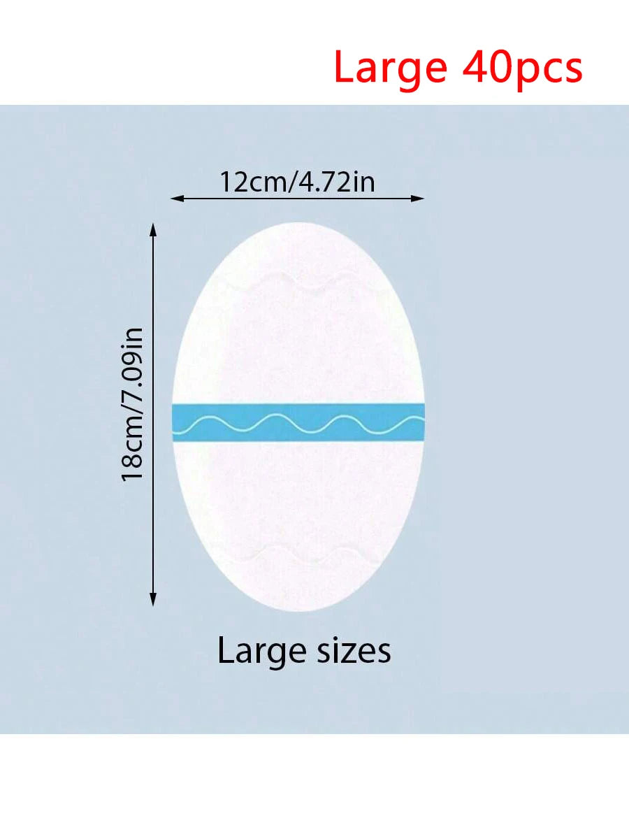 10/20/30/40pcs Anti-wear Stickers Invisible No Trace Thigh Tapes Disposable Anti Chafe Thigh Patch Body Anti-Friction Pad Women transparent L 40pc