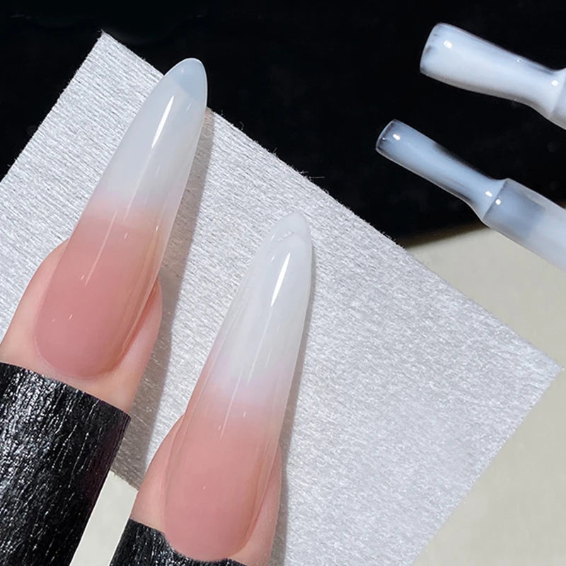 BORN PRETTY 10ml Milky Jelly White Gel Nail Polish Translucent Semi Permanent Soak Off UV LED Gel Varnish Manicure Nail Art
