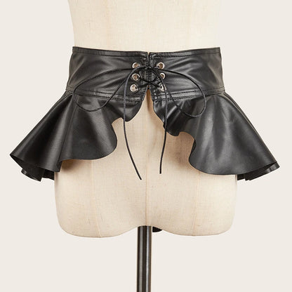 Designer Belts For Women High Quality Punk Style Slimming Black Corset Belt For Skirt Y2K Cummerbunds Female Waistband Badiee Stylez