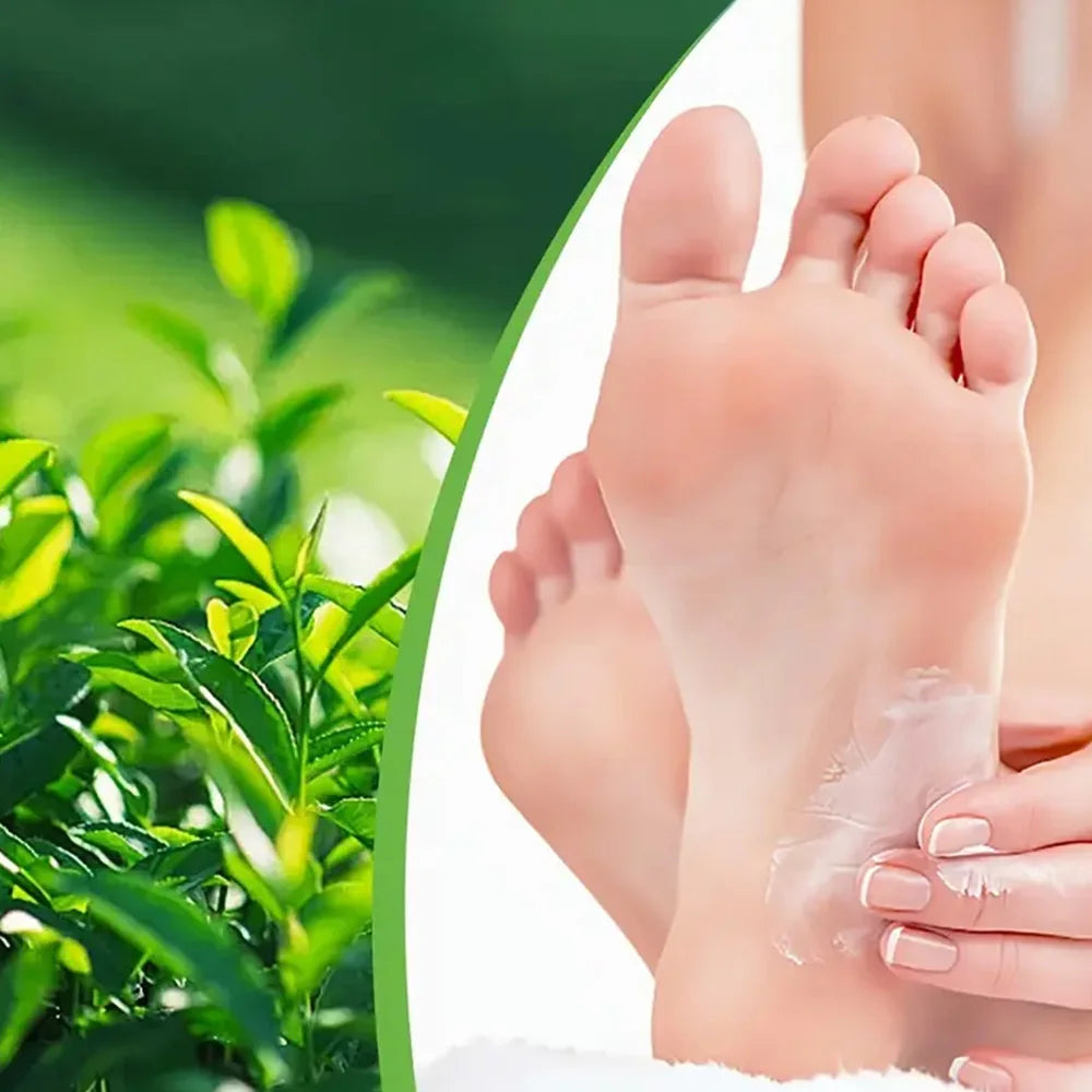 Tea Tree Foot Cream Heel Cracking Repair Products Exfoliation Dead Skin Removal Softening Moisturize Smooth Skin Care new