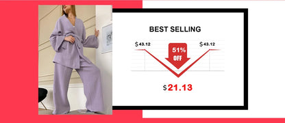 NHKDSASA Kimono Pajamas 2023 New 100% Cotton Crepe Long-Sleeved Trousers Ladies Sleepwear Suit Women's Home Service Mujer
