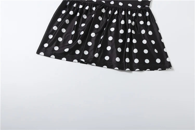 Polka Dot Ruched Dress Elegant Birthday Party Skinny Bodycon Sexy Backless Dress Women Flying Sleeve Lace Trim Applique