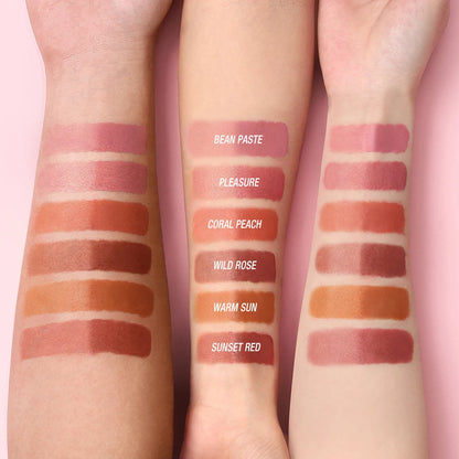 O.TWO.O Liquid Blush Face Blusher Moisturizing Long Lasting Natural Silky Weightless Matte High Pigment Matte Blush Face Makeup