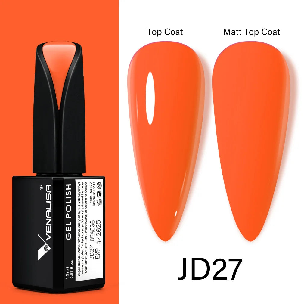 Venalisa 15ml Nail Prep Dehydrator Fast Dry Acid-Free Primer Bond Natural for Builder Jelly Gel Nail Gel Polish Color GelVarnish JD27