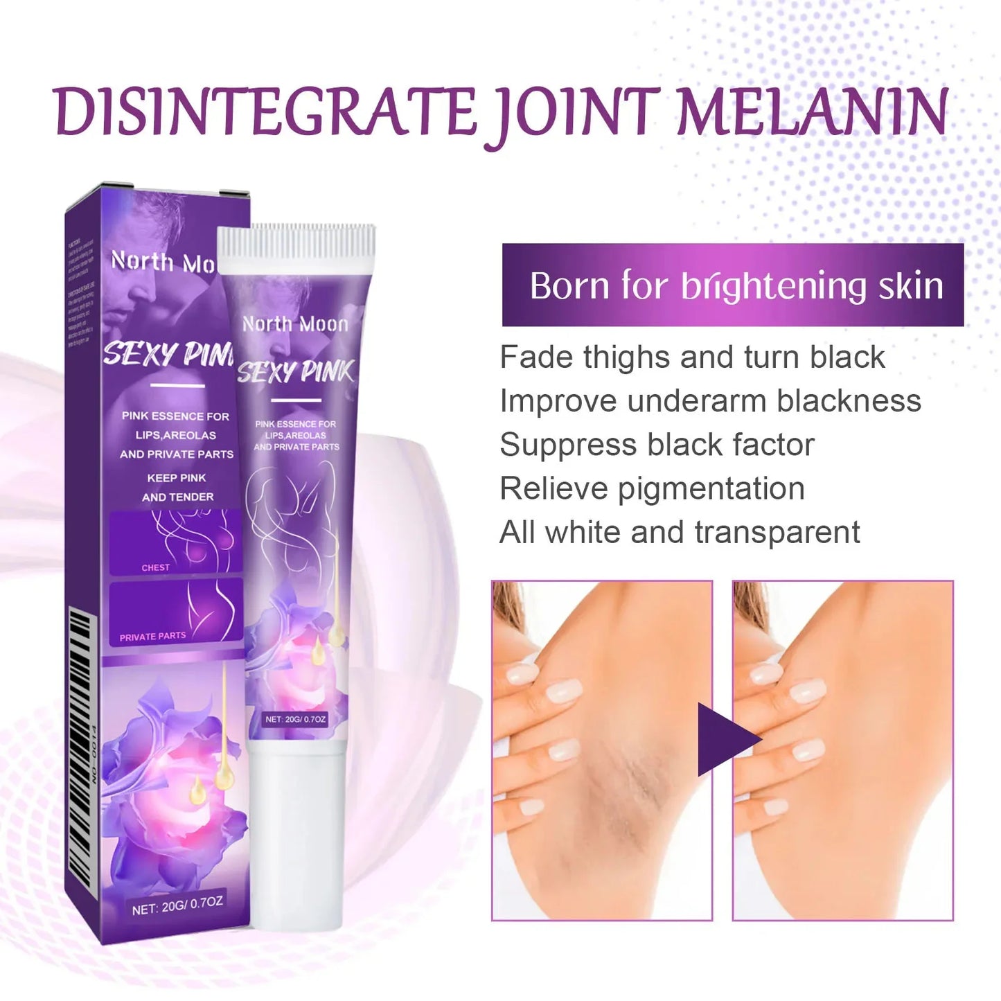 Nicotinamide Brightening Cream For Dark Skin Effective Lighten Thigh Inner Bleach Remove Melanin Private Parts Brighten Cream