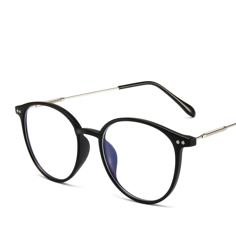Men And Women Round Anti Blue Glasses Computer Frame Optical Lenses New Arrival 2023 Badiee Stylez
