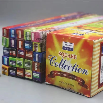 10/25 box/lot Smell India Stick Incense Tibetan Lavender White sage Sandalwood Natural Home Fragrance Household Indoor Clean Air Badiee Stylez