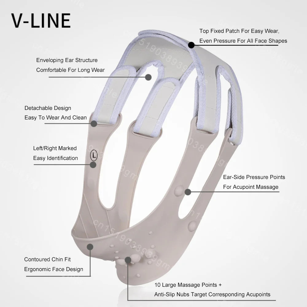 Silicone Face Slimming Bandage Women Chin Cheek Lift Up Belt V Line Face Shaper Facial Anti Wrinkle Strap Skin Care Beauty Tools