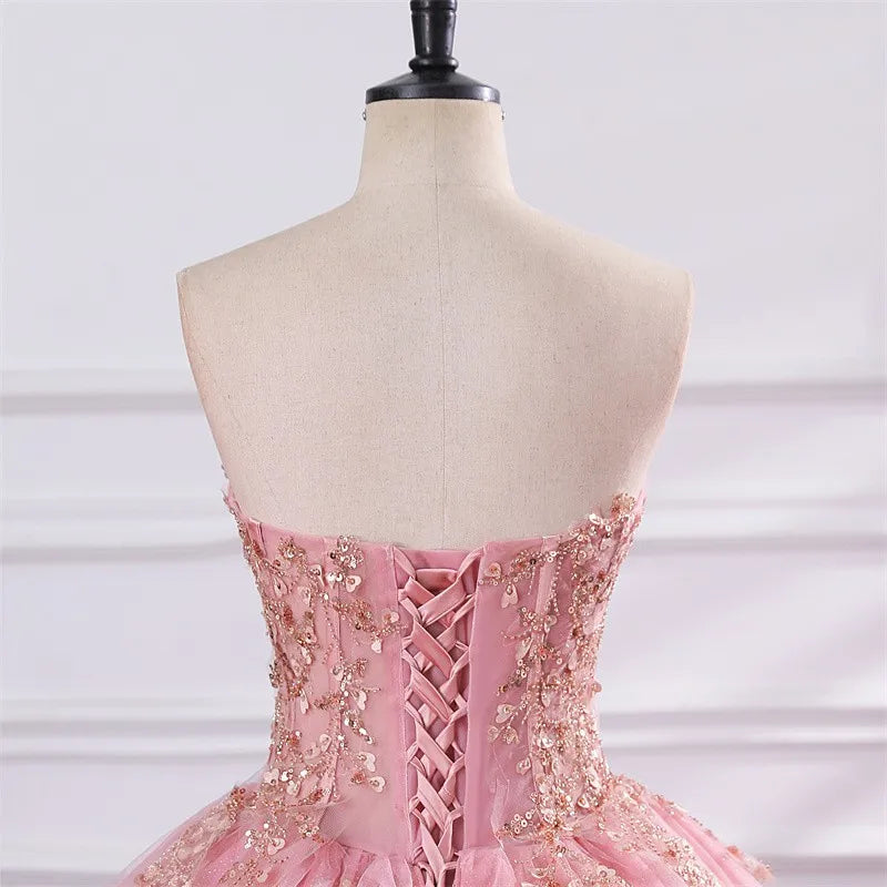 Sonhar Vestidos 15 Quinceanera Dresses Ball Gown Strapless Party Dresses Sweet Ball Gown Customized 15 Year Old Dress Plus Size Badiee Stylez