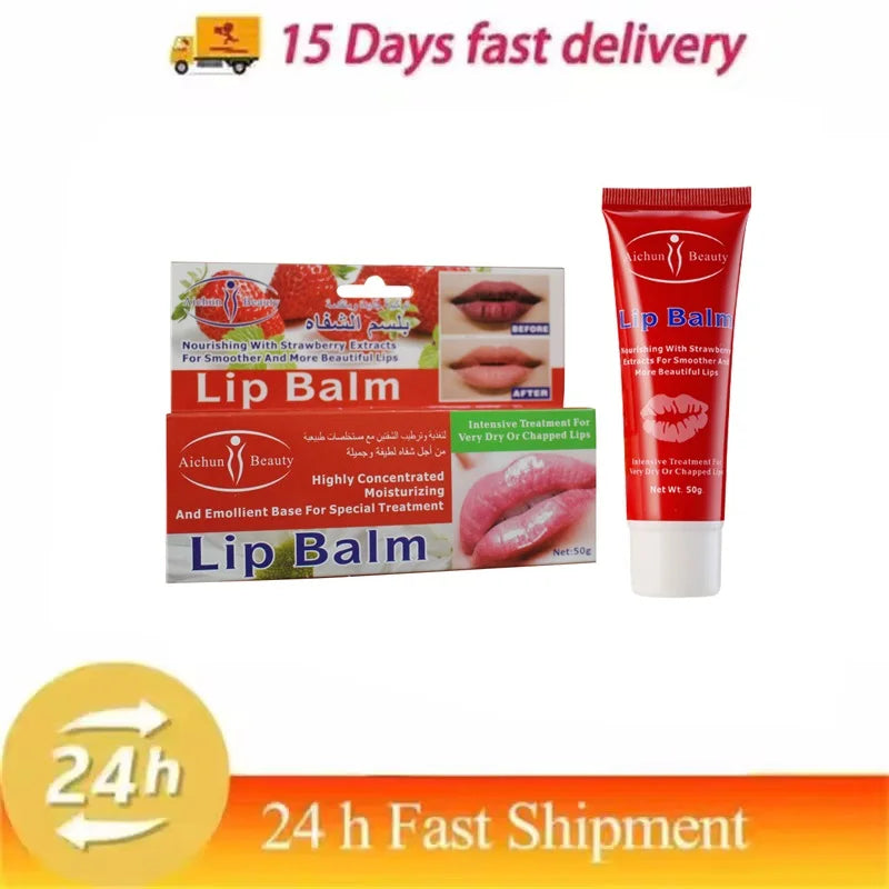 Lip Balm Long-Lasting Moisturizing Nutritious lip Smooth Tender Anti Dry Cracking Repair Lip Fruit essence Lip care Products 1PCS