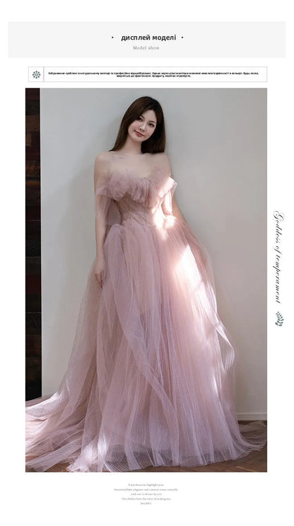 Princ Sle Wedding Dr Puffy Skirt Sweet Sle mid Waist Polyester Fiber Long Skirt No Sve Birthday Par aduation... Badiee Stylez