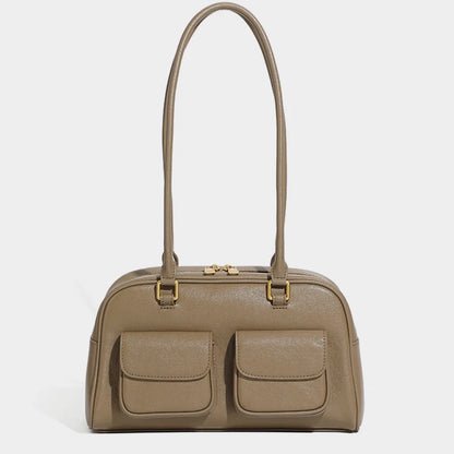 Hifashion Luxury Genuine Leather Underarm Shoulder Bags For Women 2025 Trend Designer Pillow Satchel Tote Office Ladies Handbags